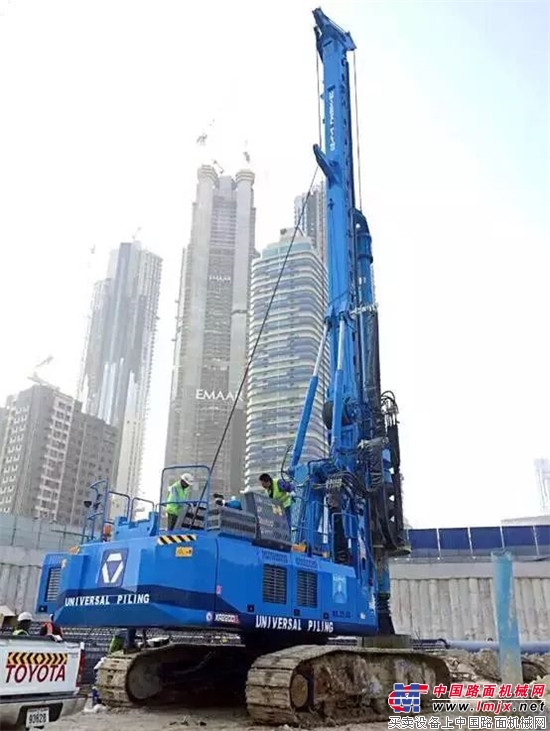 徐工50多台成套设备助力迪拜“世界第一高楼Dubai Creek Tower”建设！ 
