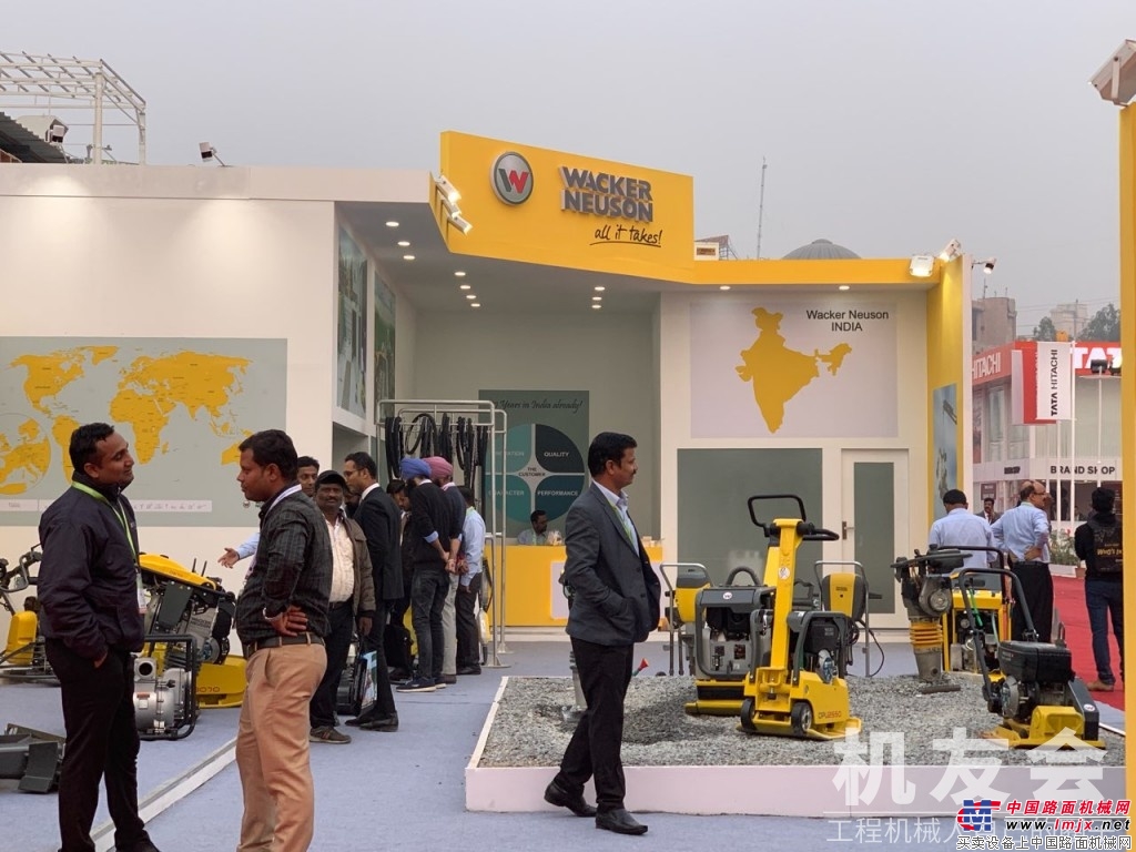 第五届印度国际工程机械、建材机械及工程车辆展览会(Bauma Conexpo India 2018)隆重开幕